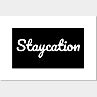 Lettering Staycation Simple Posters and Art